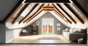 Ścianka kolankowa na poddaszu: projekt, budowa, korzyści.