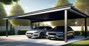 Koszt budowy wiaty 50m2: Drewniany garażowy carport?