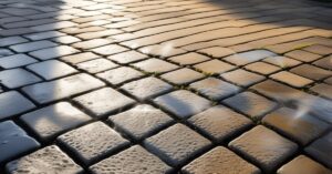 Mycie kostki brukowej cena 2025: cennik profesjonalnego mycia za m2